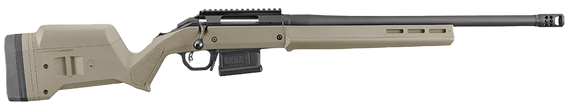 Ruger American Hunter, .308 WIN, 20.00" Barrel, 5 Rds, Matte Black - 736676269334