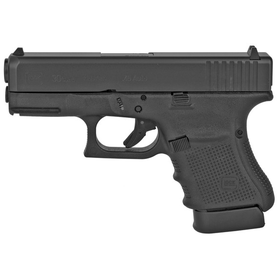 Glock G30 Gen 4, .45 ACP, 3.78" Barrel, 10 Rds, Gas Nitride - 764503912900 