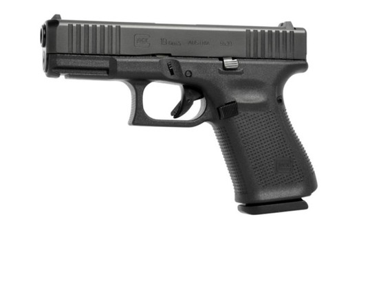 Glock 19 Gen5, 9MM, 4.02" Barrel, 15 Rds, Matte Finish 