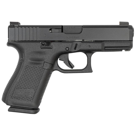 Glock G19 Gen 5, 9MM, 4.02" Barrel, 15 Rds, Gas Nitride - 764503033292 