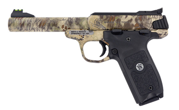 Smith & Wesson SW22 Victory, 22LR, 5.50" Barrel, 10 Rds, Kryptek Highlander - 022188867886 