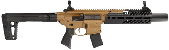 SIG Sauer MCX Canebrake, .177 Caliber, 30 Rds, Black/FDE - 798681691081 