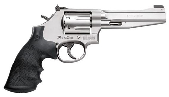 Smith & Wesson Model 686 Plus Pro, 357 Magnum, 5.00" Barrel, 7 Rds, Silver - 022188780383 