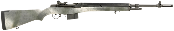 Springfield M1A Standard Issue, 308 WIN, 22" Barrel, 10+1 Rds, Black Cerakote - 706397961244 