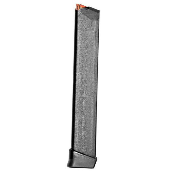 Glock Factory Handgun Magazine, 33 Rds, Black Polymer - GLMF04450 