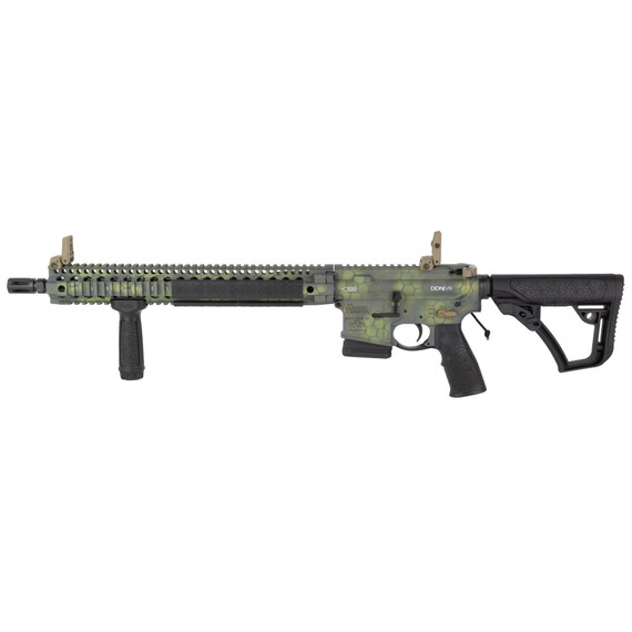 Daniel Defense DDM4 V9, 5.56 NATO, 16.00" Barrel, 10 Rds, Crocodile Rattlecan 