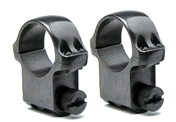 Ruger 90411 Scope Ring Set, 1" Medium/High, Matte Blue Finish - 736676904112 
