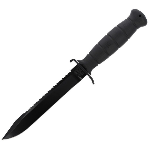 Glock Survival Tactical Fixed Knife, 6-1/2" Drop Point Blade, Black - Gl12183 