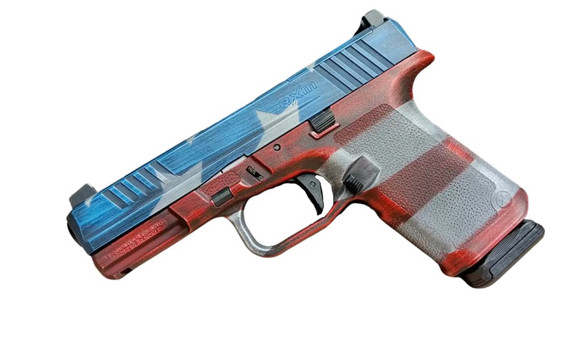 Ruger RXM, 9MM, 4.00" Barrel, 15 Rds, American Flag - 756542285992 