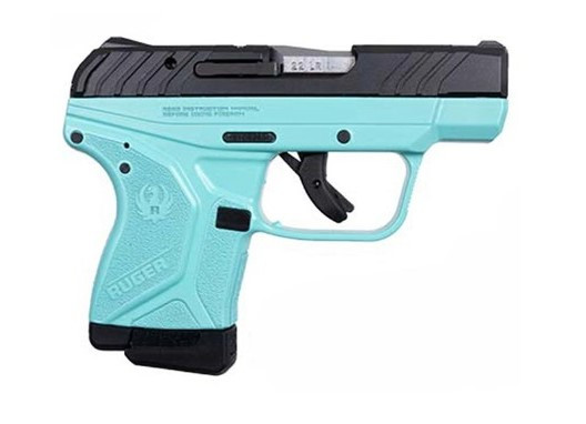 Ruger LCP II, 22 LR, 2.5" Barrel, 10+1 Rds, Turquoise Cerakote - 736676137251 