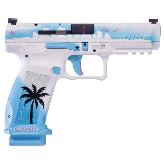 Canik METE SFT Miami, 9MM LUGER, 4.46" Barrel, 18/20 Rds, Miami Days Finish - 787450850897 