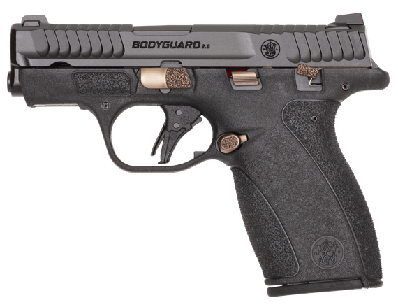 Smith & Wesson Bodyguard 2.0, .380 ACP, 2.75" Barrel, 10 RDs, Thumb Safety, RGPVD Finish - 022188903690 