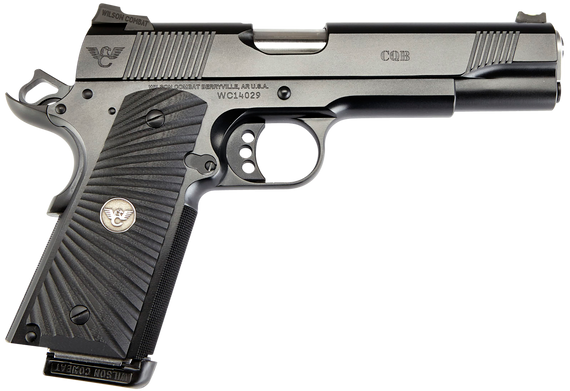 Wilson CQBFS9, 9MM, 5.00" Barrel, 10+1 Rds, Black Armor-Tuff - 811826025449 