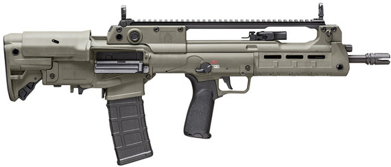 Springfield Hellion, 5.56 NATO, 16.00" Barrel, 30 Rds, OD Green - 706397990541 