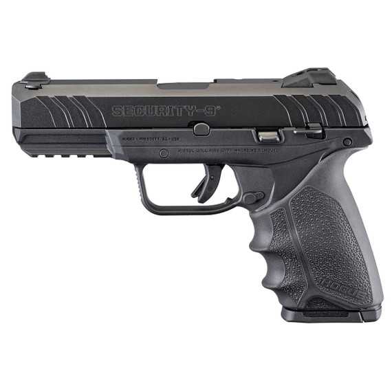 Ruger Security-9, 9MM, 4" Barrel, 10+1 Rds, Black Oxide - 736676038190 