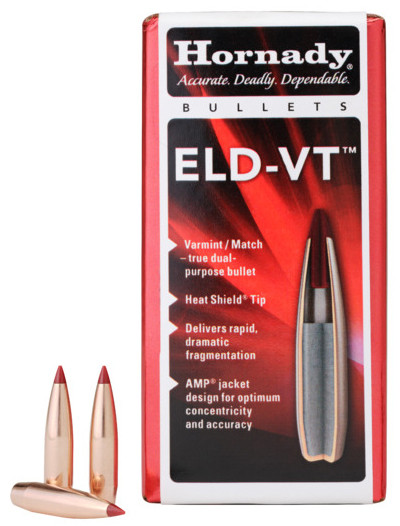 Hornady ELD-V 6.5mm .264 100 gr, 100 Per Box - 090255261035 