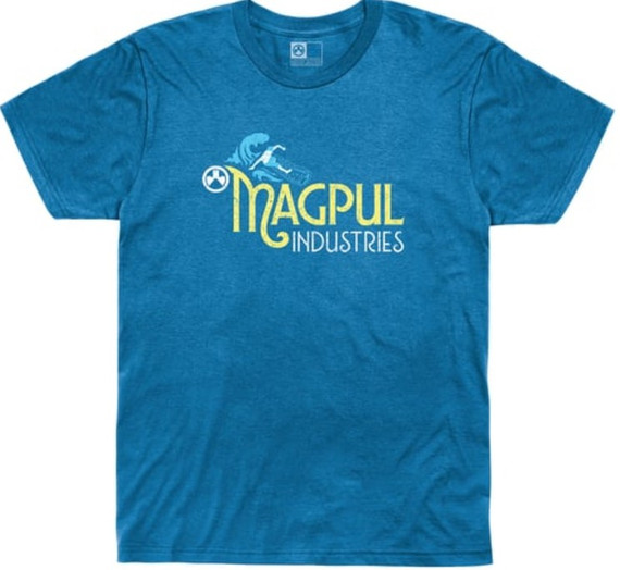 Magpul Hang 30 Blend T-Shirt, Royal Heather, Medium - 840815133322 