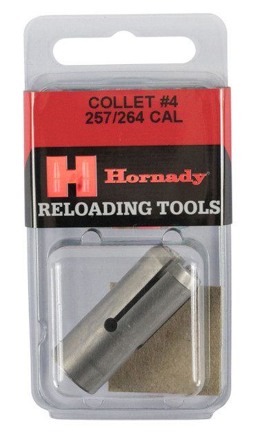 Hornady Cam Lock Bullet Collet #4, Silver, 264/257 Cal, Metal - 090255921571 