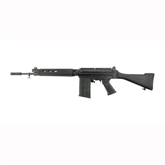 D.S. Arms SA58 18'' Range Ready Traditional Rifle, 7.62x51mm, 18.00" Barrel, 20 Rds, Matte Black - 100039832 