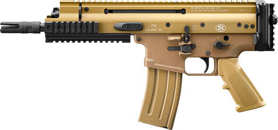 FN SCAR 15P, 5.56 NATO, 7.50" Barrel, 30 Rds, Flat Dark Earth 