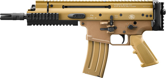 FN SCAR 15P, 5.56 NATO, 7.50" Barrel, 30 Rds, Flat Dark Earth 