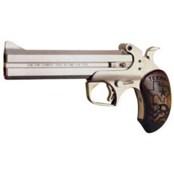 Bond Arms The Texan, .45LC/.410, 6.00" Barrel, 2 Rds, Stainless Steel - 855959005367 