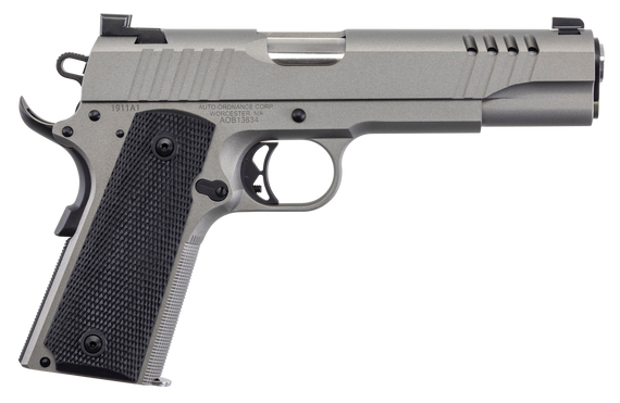 Auto Ordnance 1911TCAC6N, 45 ACP, 5.00" Barrel, 7+1 Rds, Savage Silver Cerakote - 602686422420 