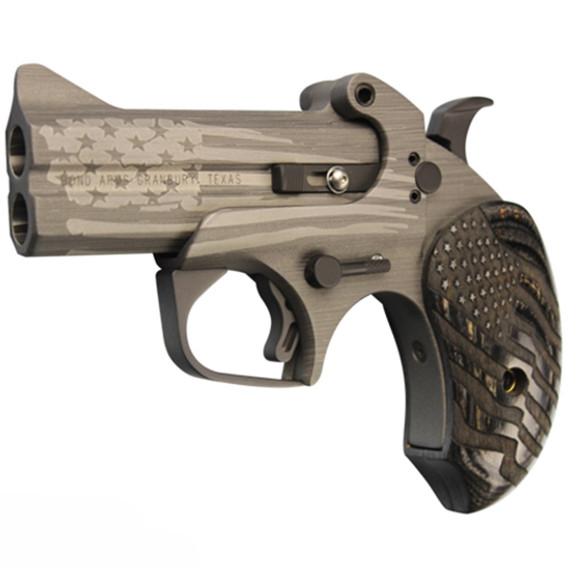 Bond Arms Old Glory, .45LC/.410, 3.5" Barrel, 2 Rds, American Flag Cerakote - 855959006616 