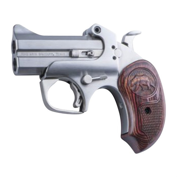 Bond Arms Brown Bear CA, .45 Colt, 3.00" Barrel, 2 Rds, Satin Stainless Steel - 855959008849 