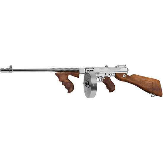 Auto-Ordnance Thompson 1927A-1 Deluxe Carbine, .45 ACP, 16.5" Barrel, 50 Rds, Hard Chrome Plated - 602686214131 