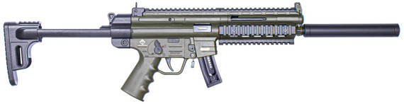 American Tactical GSG-16, 22LR, 16.25" Barrel, 22+1 Rds, OD Green - 819644025733 