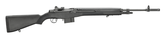 Springfield M1A Loaded, 308 WIN, 22.00" Barrel, 10+1 Rds, Black Parkerized - 706397019266 