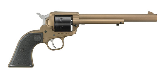 Ruger Wrangler, 22LR, 7.50" Barrel, 6 Rds, Burnt Bronze Cerakote - 736676020409 