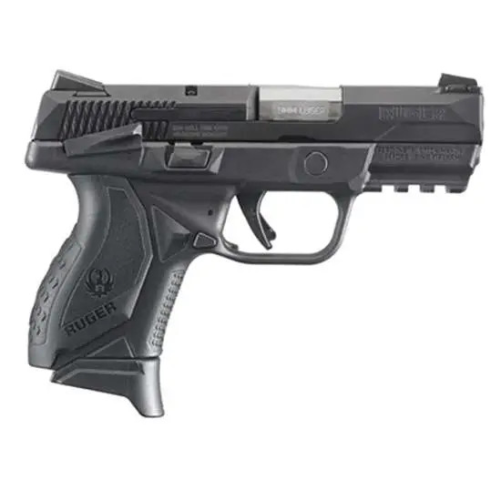 Ruger American Pistol Compact, 9MM, 3.60" Barrel, 10+1 Rds, Black - 736676086337 