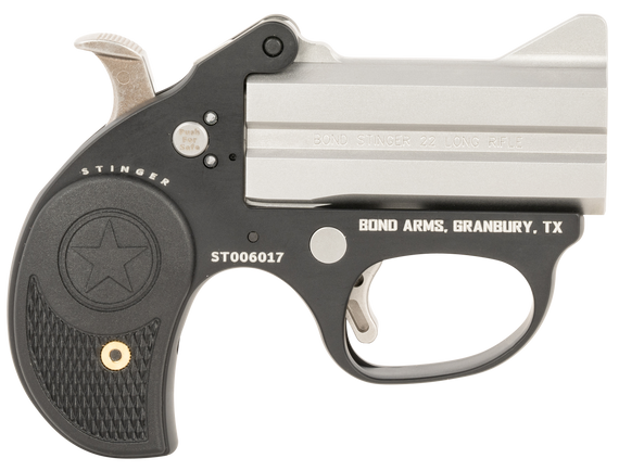 Bond Arms BAST Stinger, 22 LR, 3.00" Barrel, 2 Rds, Matte Stainless Steel - 855959003981 