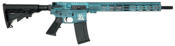 Great Lakes Firearms GL15, .223 Wylde, 16.00" Barrel, 30 Rds, Battleworn Teal - 638457789591 
