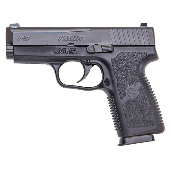 Kahr Arms P9, 9MM, 3.57" Barrel, 8 Rds, Black Polymer - 602686043496 