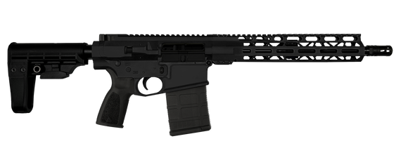 Live Free Armory LFBR82101, 7.62x51mm, 12.50" Barrel, 20+1 Rds, Black Cerakote - 810128644471 