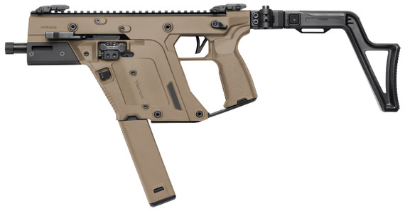 Kriss USA Vector SBR G3, 9MM, 5.50" Barrel, 40 Rds, Flat Dark Earth - 810172121645 