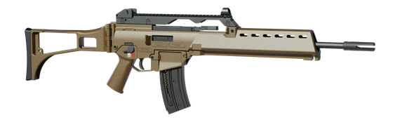 Heckler & Koch 81001322 G36, 22 LR, 18.13" Barrel, 10 Rds, Flat Dark Earth 
