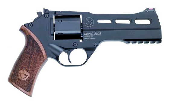 Chiappa Rhino 50DS, .357 Magnum, 5.00" Barrel, 6 Rds, Black Anodized - 8053670714168 