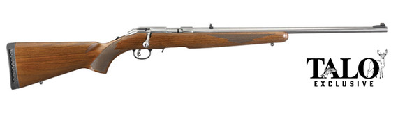 Ruger American Rimfire, 22LR, 22" Barrel, 10 Rds, Stainless/Walnut - 736676083596 