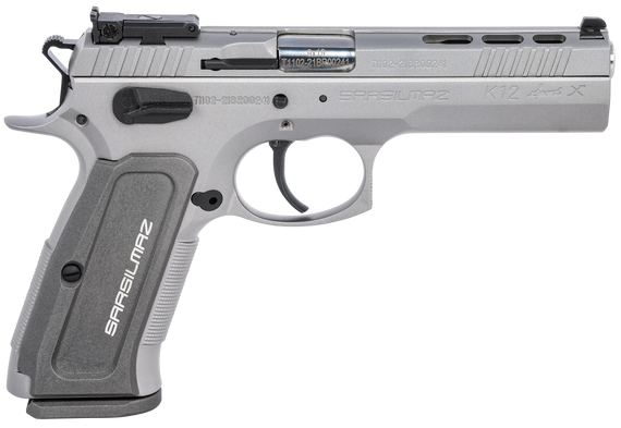 SAR USA K12 Sport X, 9MM Luger, 4.70" Barrel, 17+1 Rds, Matte Stainless - 850020252015 