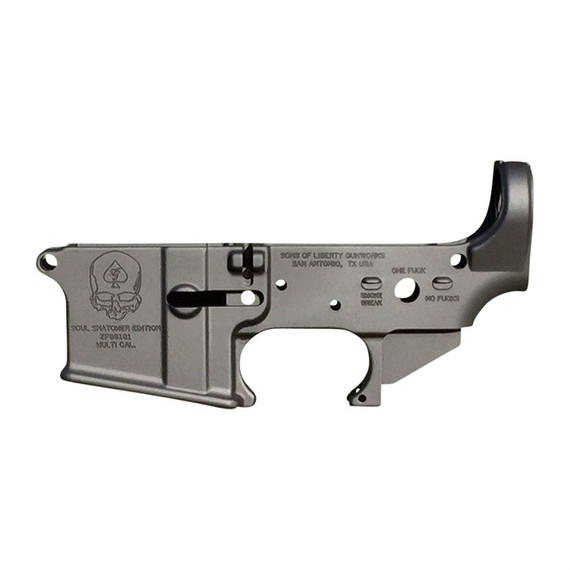 Sons Of Liberty Gun Works Soul Snatcher, Receiver, Stripped Lower, Matte Black Anodized - 100038757 