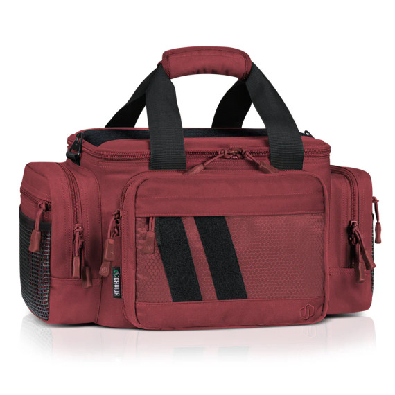 Savior Specialist Range Bag, Red, 600D Polyester - RA-3GUN-WS-RD 