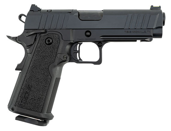 Tisas 1911 Carry B9R DS, 9MM, 4.25" Barrel, 17 Rds, Black Cerakote - 810162050146 