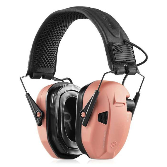 Savior Apollo Electronic Ear Protection Earmuffs, Peach - EM-APOLLO-CH 