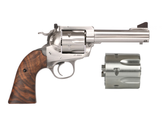 Ruger Bisley Flattop, .45 ACP | .45 Colt, 4.625" Barrel, 6 Rds, Brushed Stainless - 736676052622 