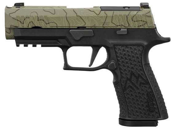 SIG Sauer P320-XTEN ENDURE COMP, 10MM, 3.80" Barrel, 15 Rds, Moss Green - 798681692729 