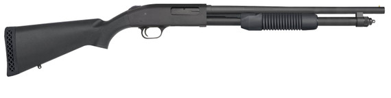 Mossberg 590 Persuader, 20 Gauge, 18.5" Barrel, 6+1 Rds, Matte Black - 015813506984 